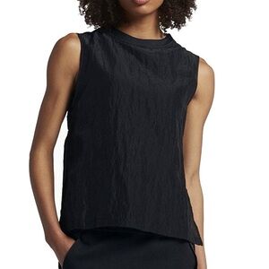 NWT Nike Women's Tech Hypermesh Black Athletic Casual Tank Top size small
